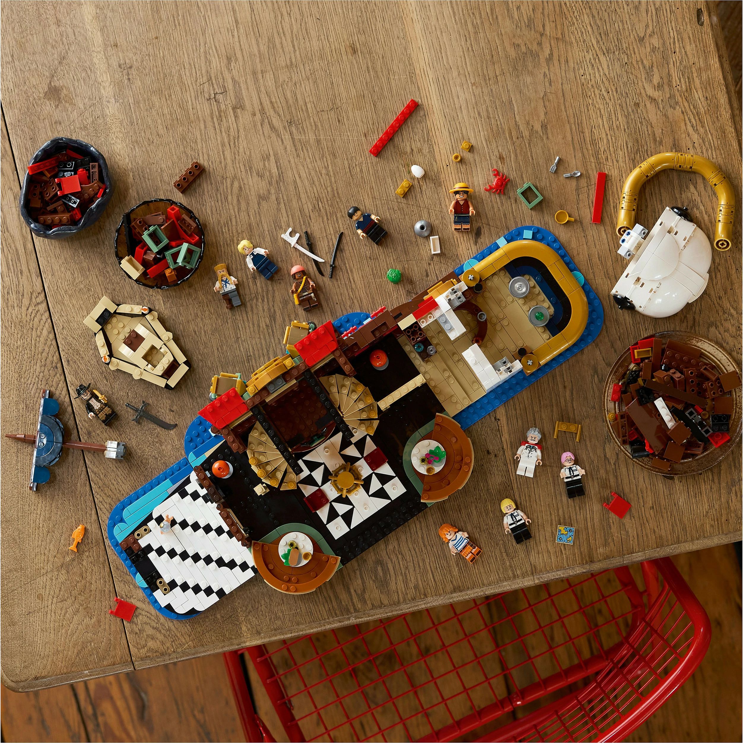 Set ndërtimi LEGO ONE PIECE The Baratie Floating Restaurant 75640, 3402 copë, 18+, multikolor