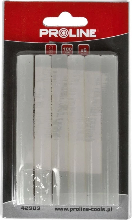 Shkopinj ngjitës PROLINE 42902 11.2mm x 200mm, 12 copë, transparent
