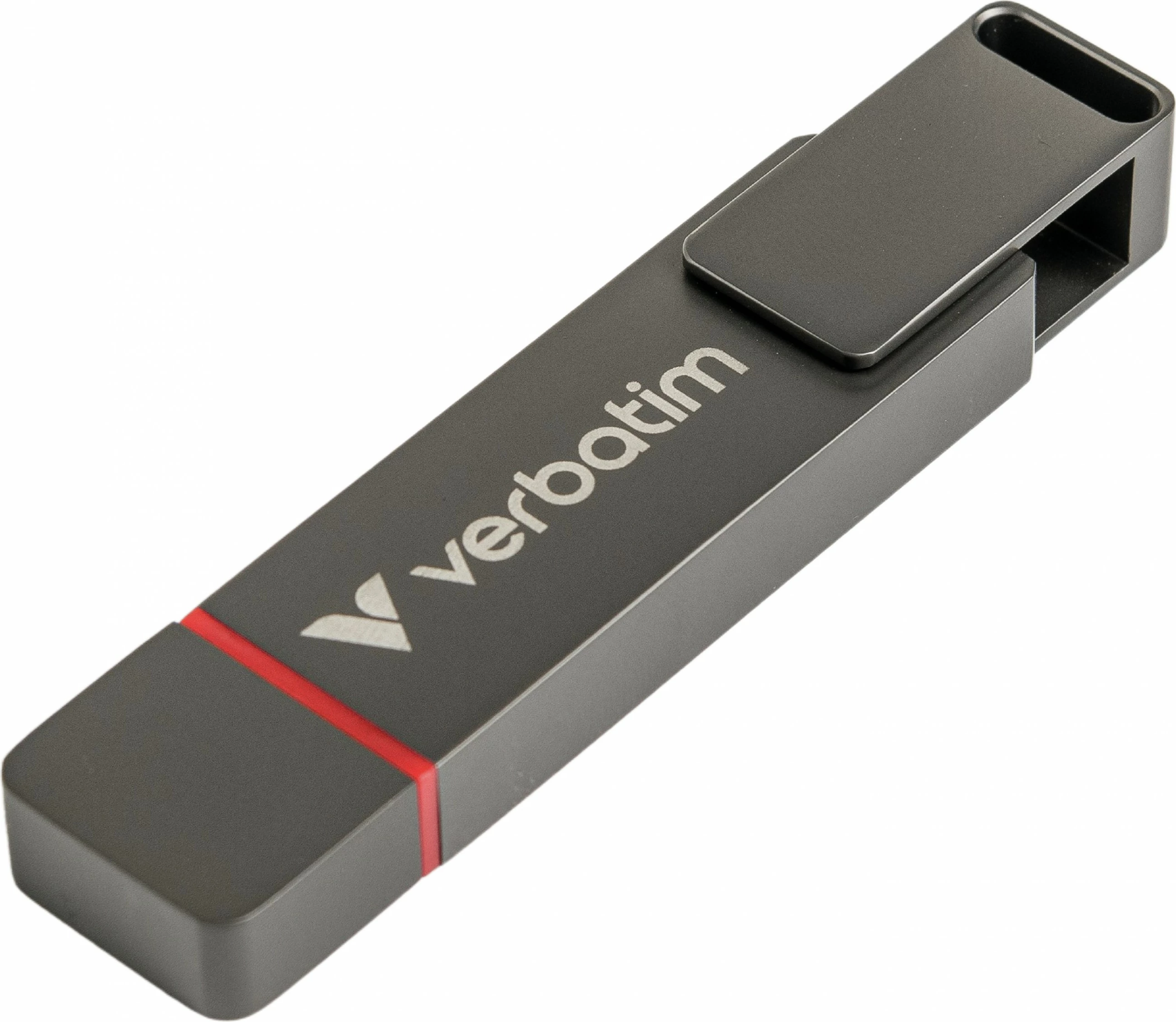 USB flash Verbatim Dual QuickStick 256GB, USB-A/USB-C, 3.2 Gen 1, gri