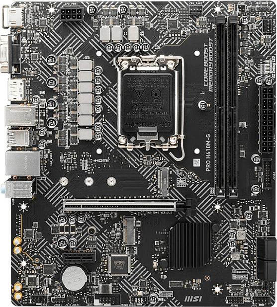 Pllakë amë MSI PRO H610M-G, Intel, LGA 1700, DDR5, 96 GB