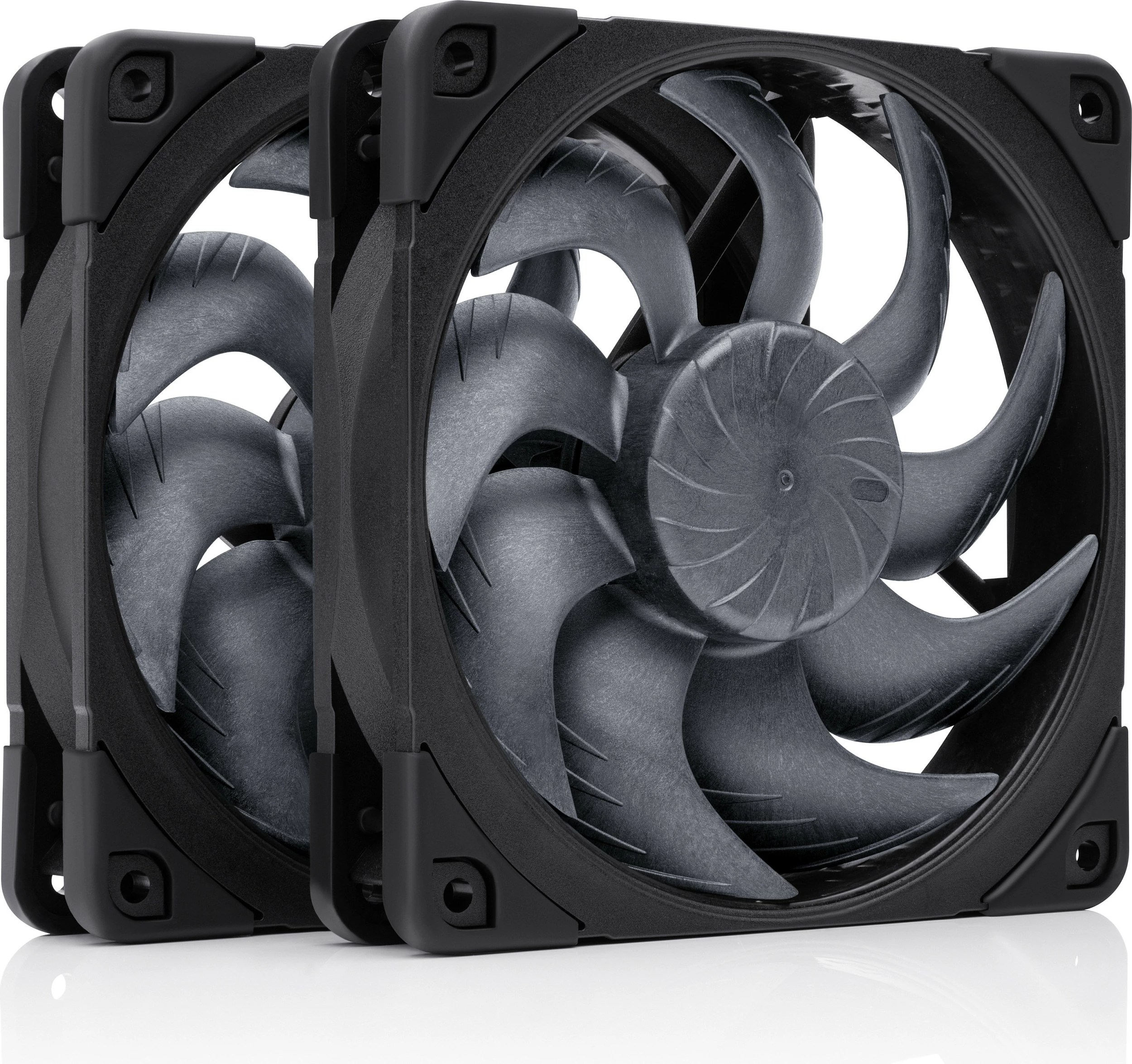 Ventilator për kasë Noctua NF-A12x25 G2 PWM Sx2-PP, 120mm, set 2 copë, chromax.black, i zi