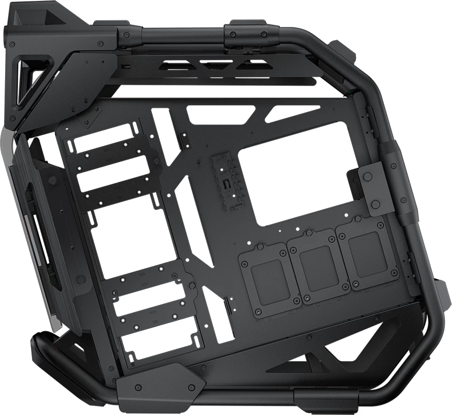 Kasë COUGAR CRATUS Mid Tower, tempered glass, RGB, Black