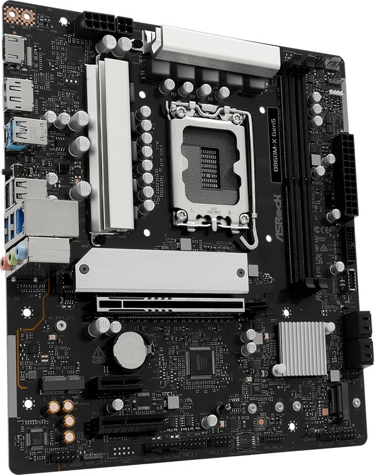 Pllakë amë ASRock B860M-X Gen5, LGA1851, mATX, 2x DDR5, e zezë, set me aksesorë