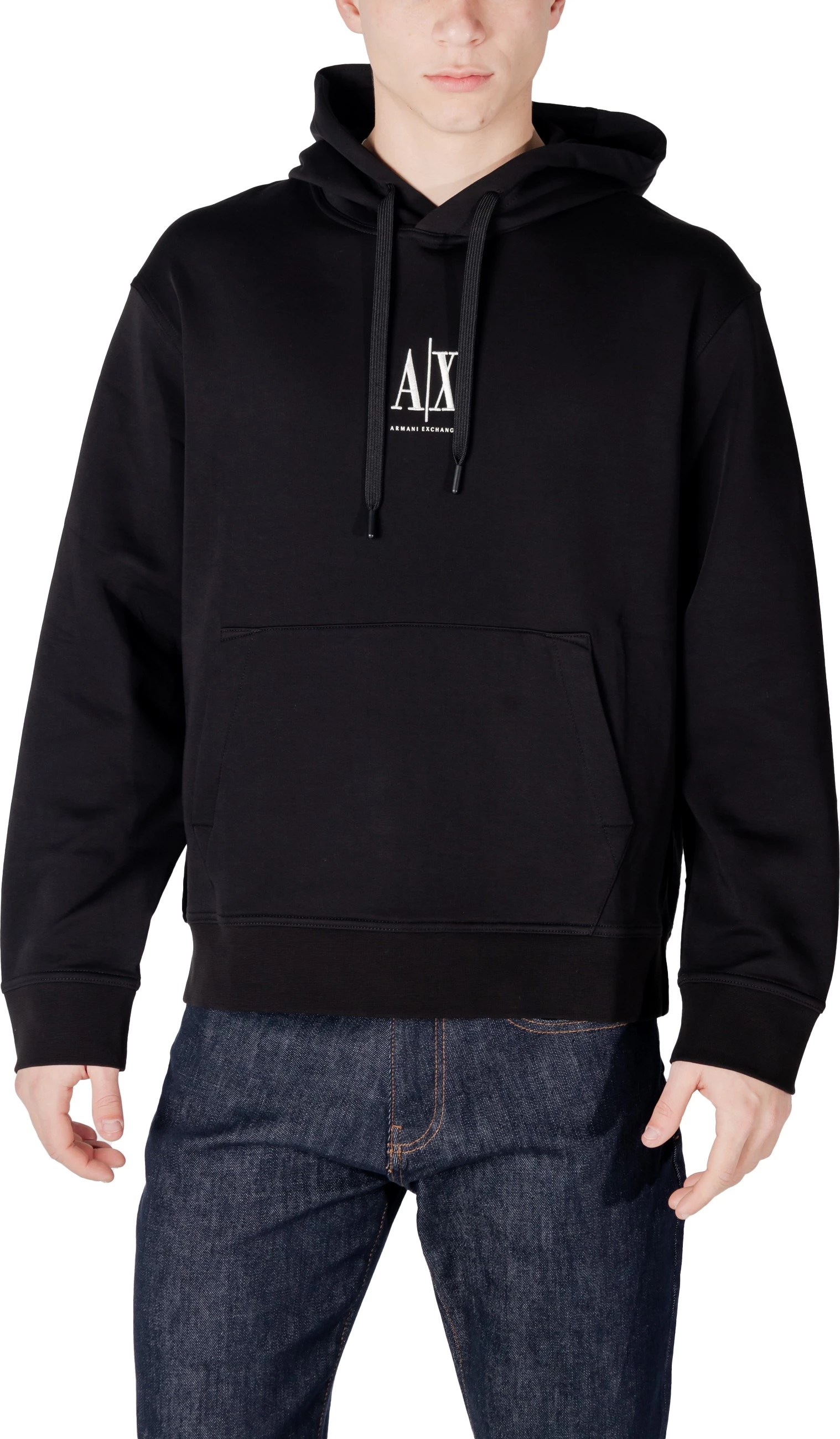 Duks me kapuç për meshkuj Armani Exchange XM000369 AF10818, i zi [Madhësia: XL]