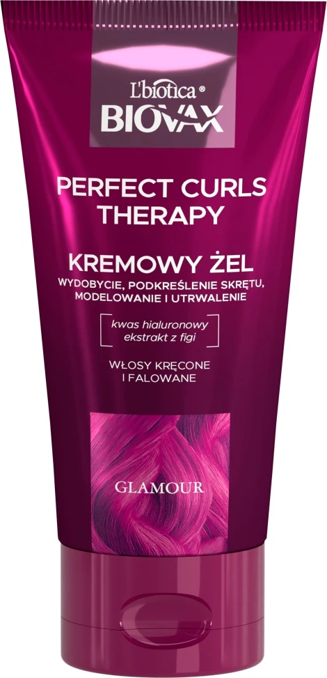 Xhel stilues për kaçurrela dhe valë BIOVAX Glamour Perfect Curls Therapy për femra, 150ml