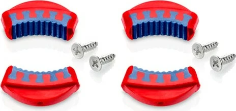 Pjesë zëvendësuese plastike Knipex 81 1x 250, 2 copë, kuqe/blu
