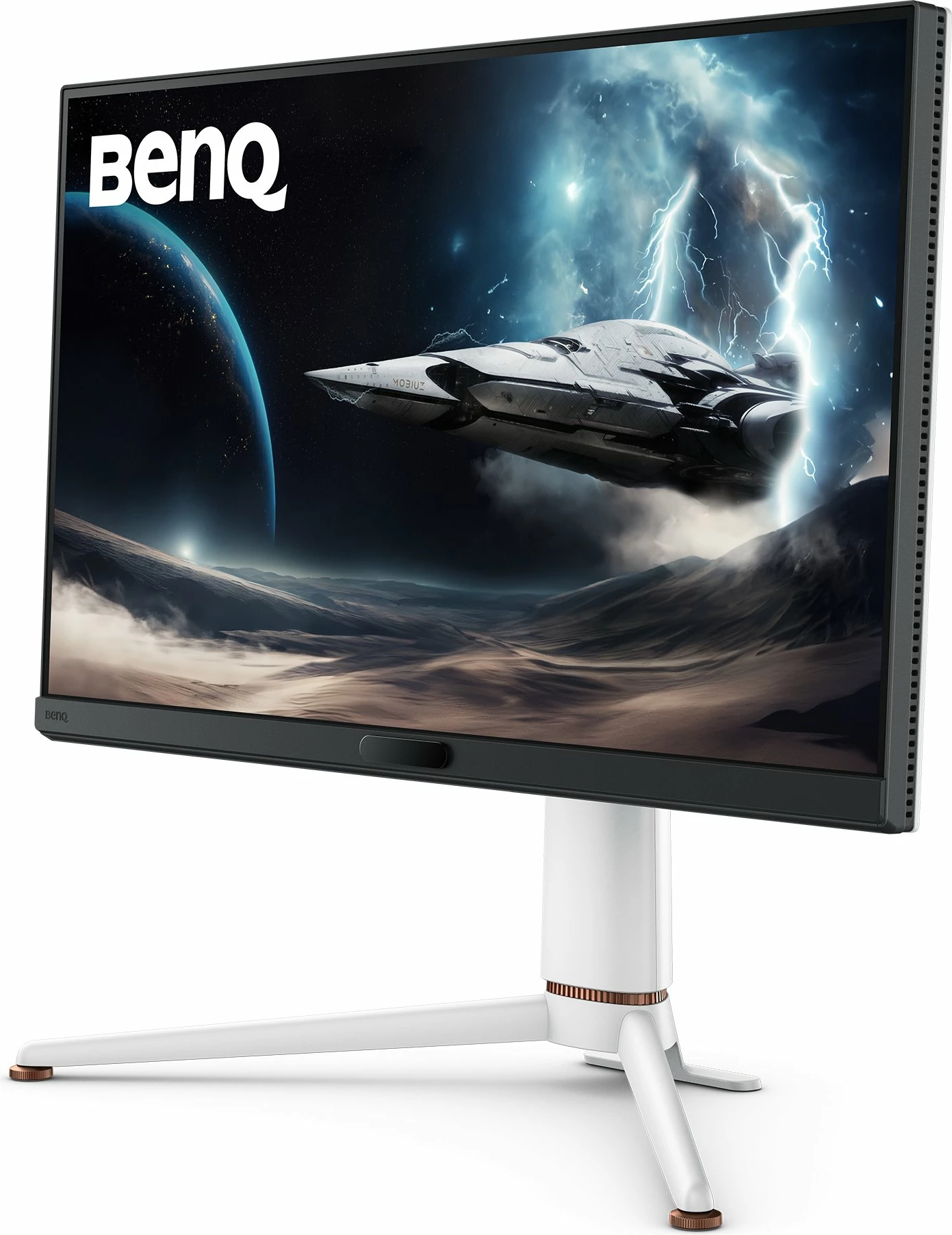 Monitor gaming BenQ Mobiuz EX271U (9H.LN2LB.QBE) 27\" 4K UHD IPS 165Hz 1ms FreeSync KVM, zi/bardhë 2
