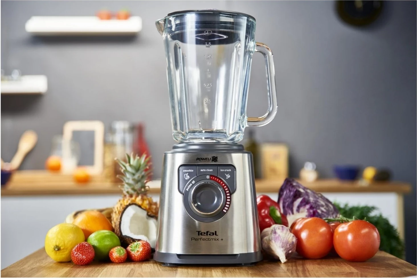 Blender Tefal Perfect Mix+ BL811D38, 1.5L, 1200W, i argjendtë