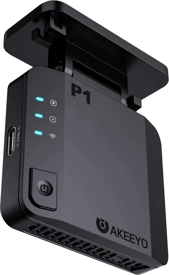 Kamerë makine AKEEYO P1 FullHD 30fps, 120°, WiFi 2.4G, USB-C, e zezë
