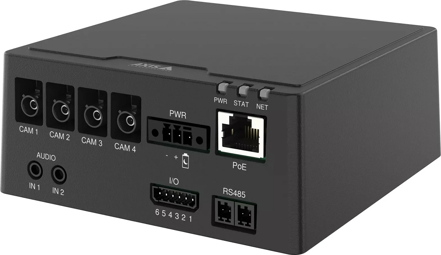 Njësi bazë Axis F9114-R MK II, 4-kanale, Gigabit Ethernet/PoE, e zezë