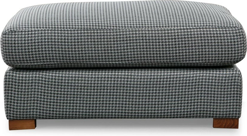 Këndsofa Atelier del Sofa, Loop 1, gri dhe gri e çelët, me pouf