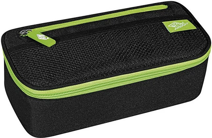 Mbështjellës lapsash WEDO 24243011, poliester, zi/gjelbër, 230mm