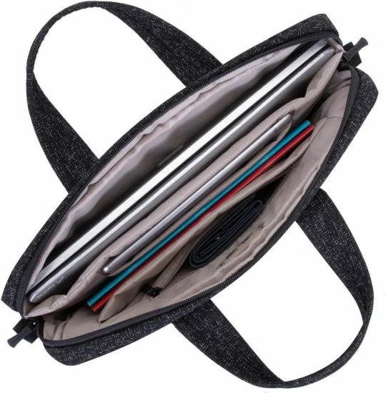 Çantë laptopi RIVACASE 7931 15.6 inç, e papërshkueshme nga uji, me rrip, e zezë