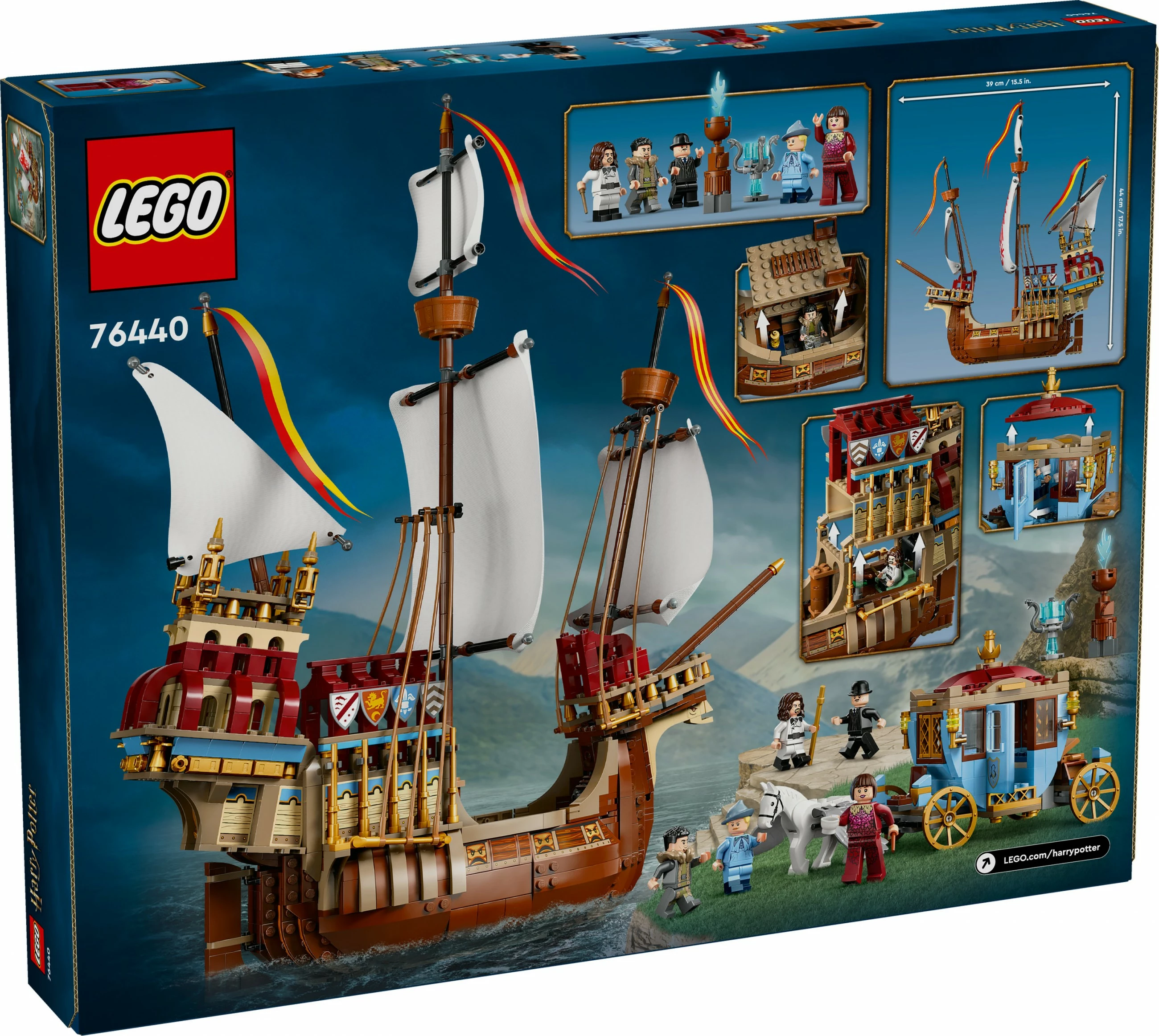 Set ndërtimi LEGO Harry Potter Triwizard Tournament: The Arrival, 1229 pjesë, multikolor