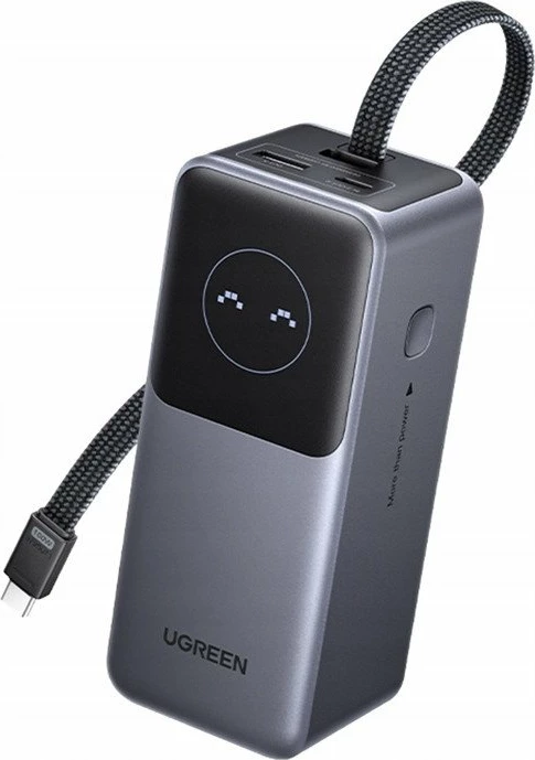 Powerbank Ugreen PB723 20000mAh 130W me USB-A + 2xUSB-C (55365B), gri