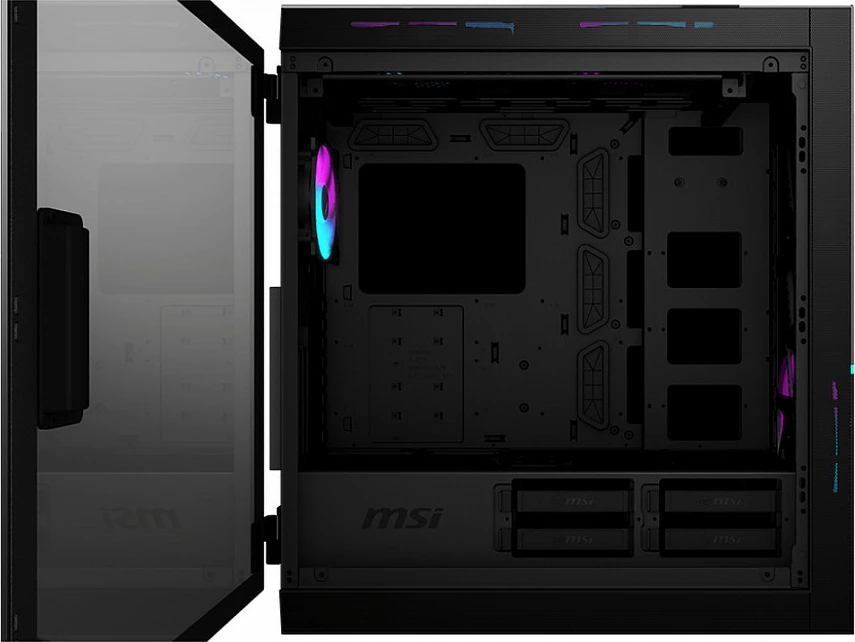 Kasë MSI MPG SEKIRA 500X, Midi Tower, RGB, e zezë