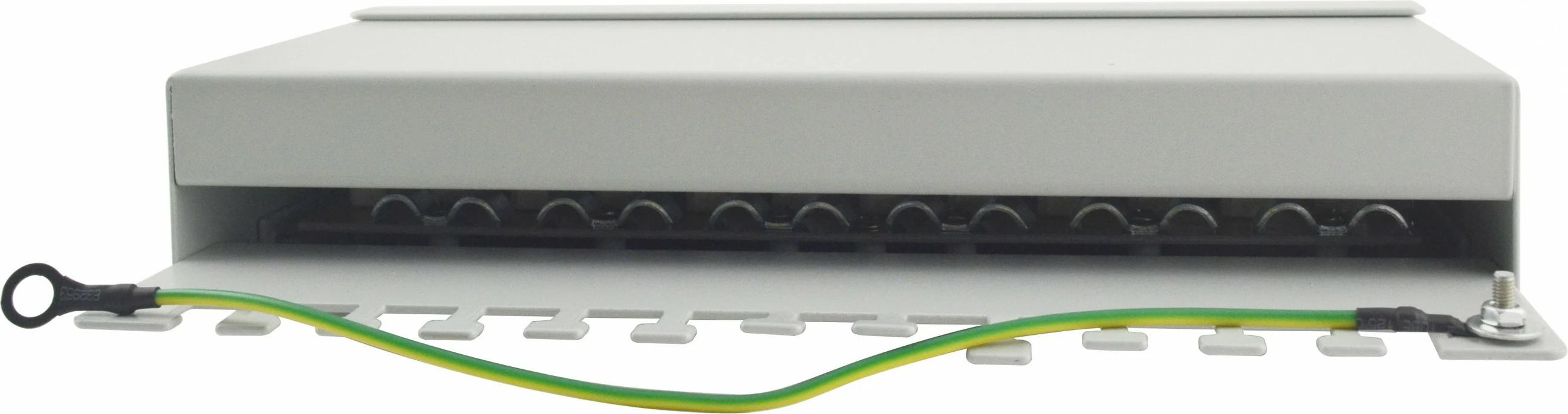 Patch panel Equip 12-port Cat6, RJ-45, 1U, bardhë