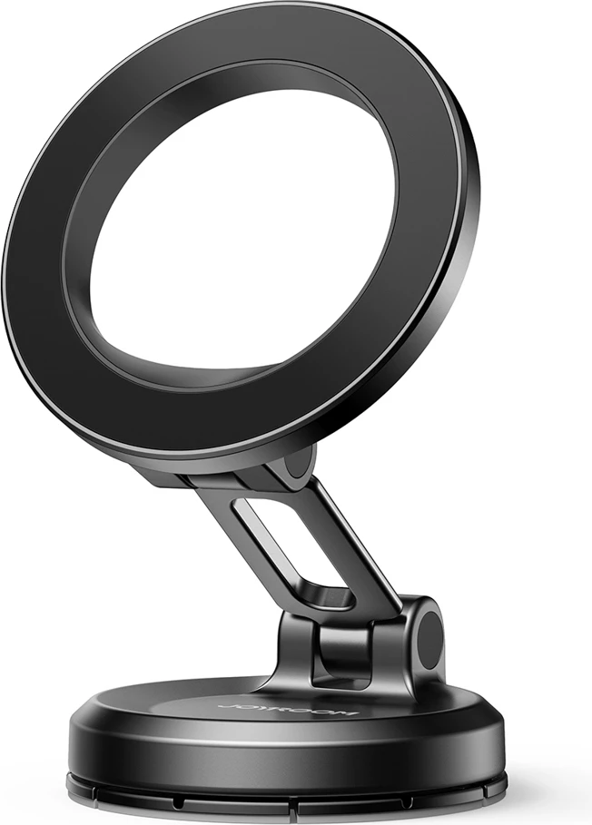 Mbajtës magnetik për panel makine Joyroom JR-ZS505, kompatibil me MagSafe, rrotullim 360°, ngjitje 3M + gotë thithëse, për telefona 4.7-7.0 inç, e zezë