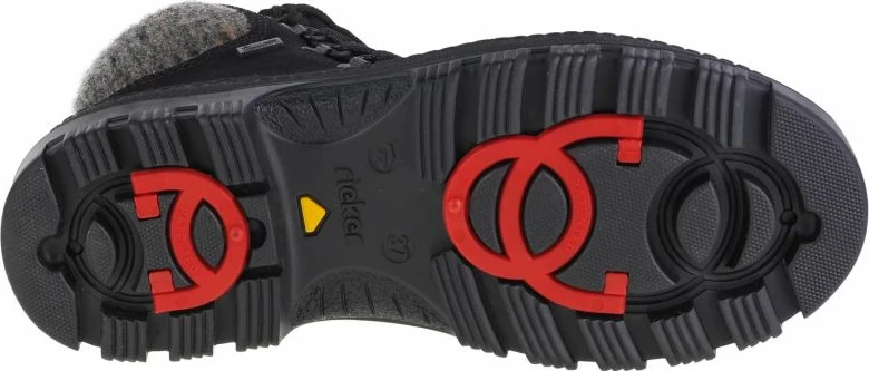 Çizme për femra Rieker, të zeza