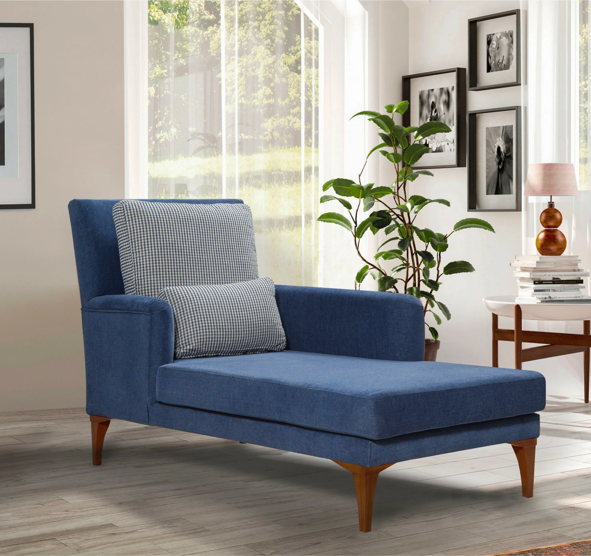 Divan Atelier del Sofa, ngjyrë kaltër, Bifo
