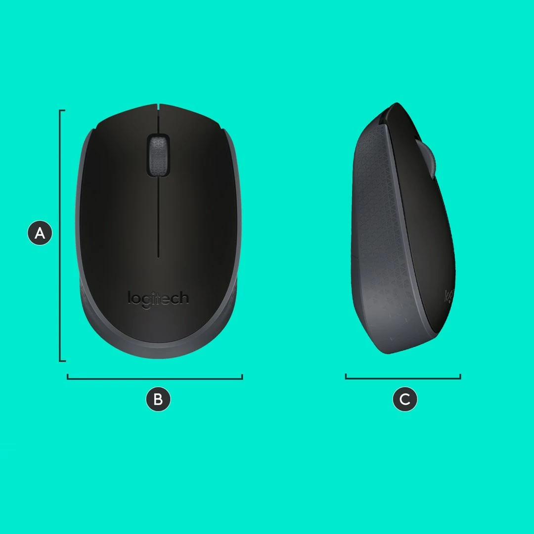 Maus Logitech B170, Wireless, i zi 