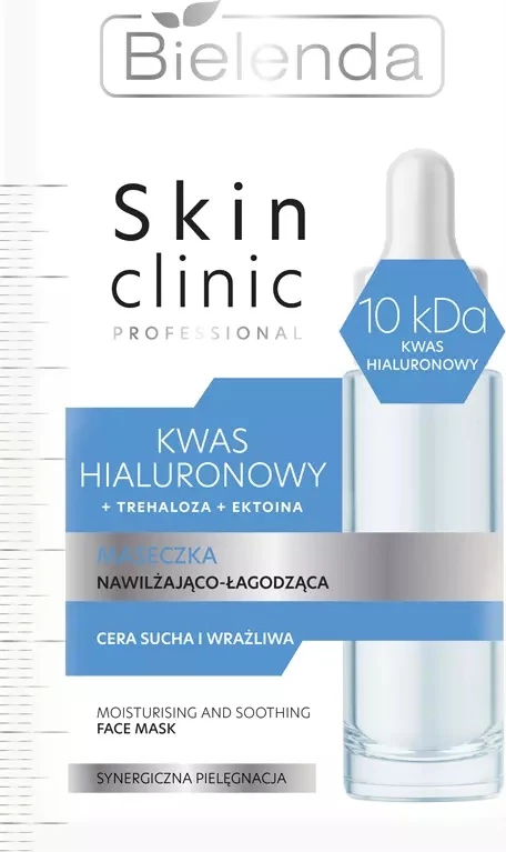 Maskë fytyre për femra Bielenda Skin Clinic Professional Hyaluronic Acid, 8g