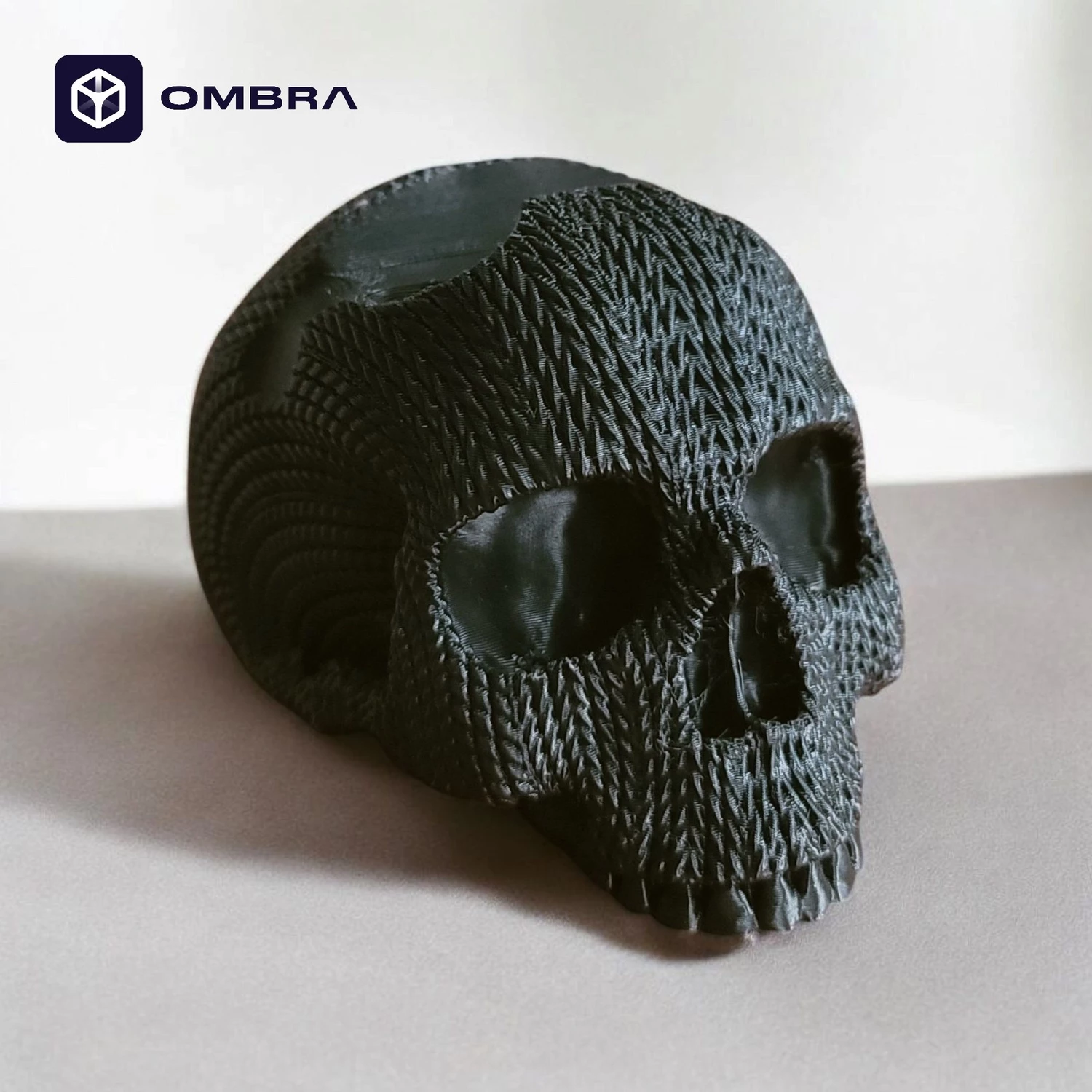 Mbajtëse për kontroller PS5 "Knitted Skull Controller Holder", e zezë