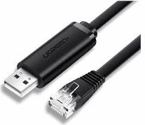 Kabllo console USB-A në RJ45 UGREEN 50773 1.5m, e zezë, box