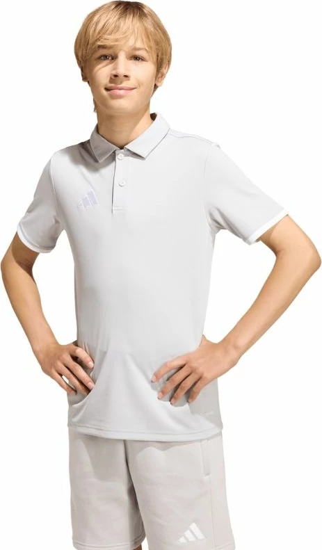 Maicë polo për fëmijë adidas Entrada 26, gri e çelët