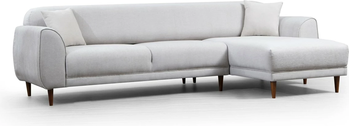 Kënd divan-krevat Atelier del Sofa, kënd i djathtë, bezhë