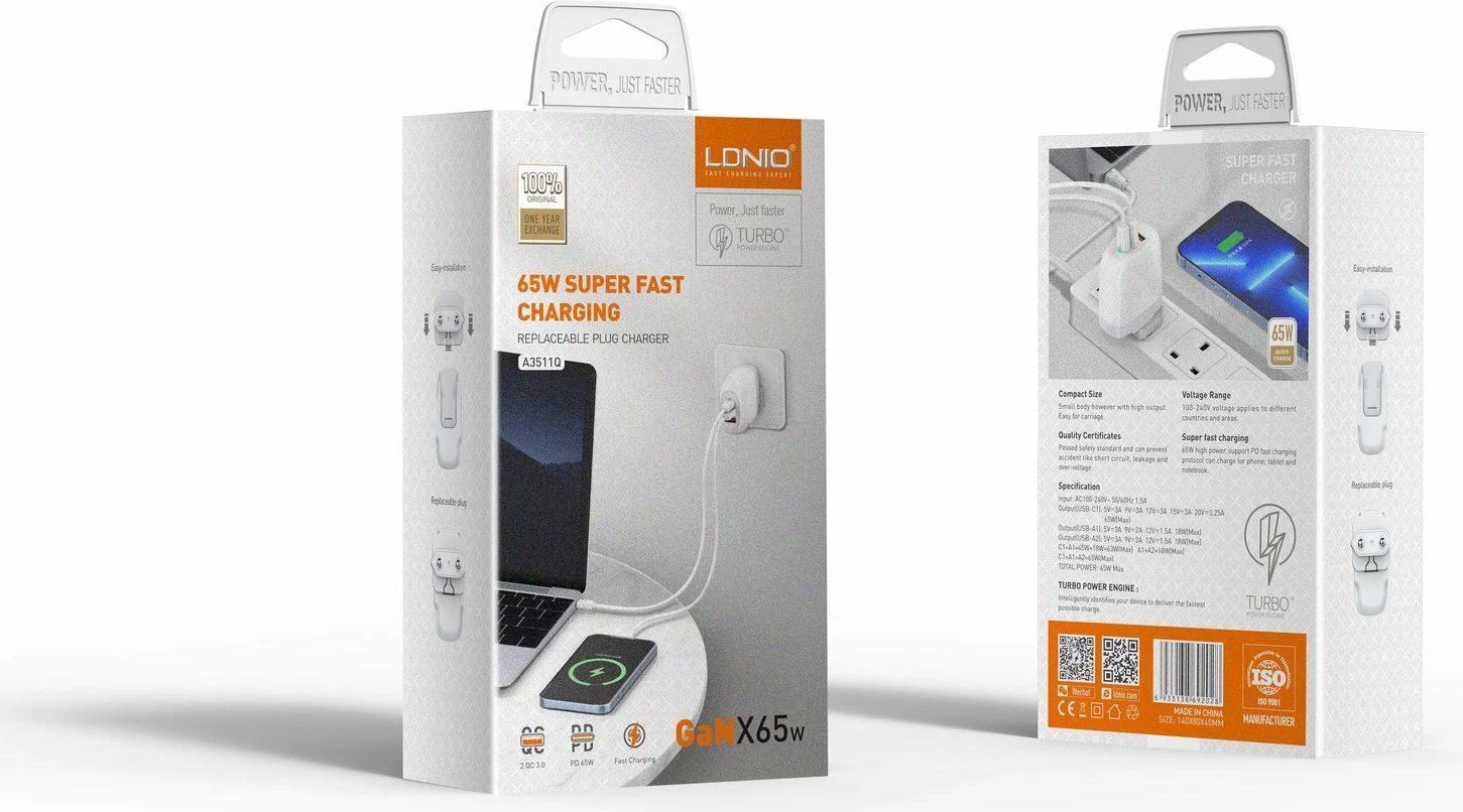 Karikues LDNIO A3511Q (Bardhë)