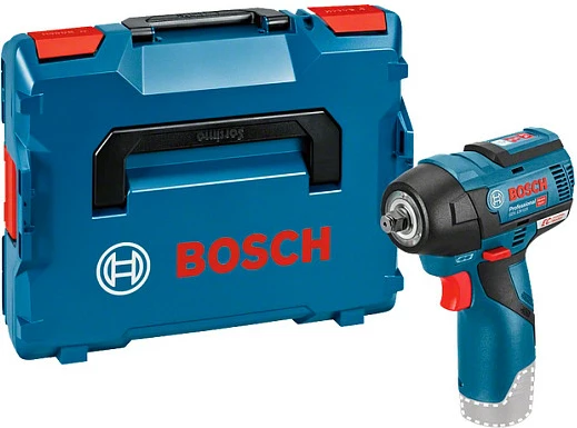Driver impakti Bosch GDS 12V-115 Professional, 3/8", 12V, zi, kaltër, kuq