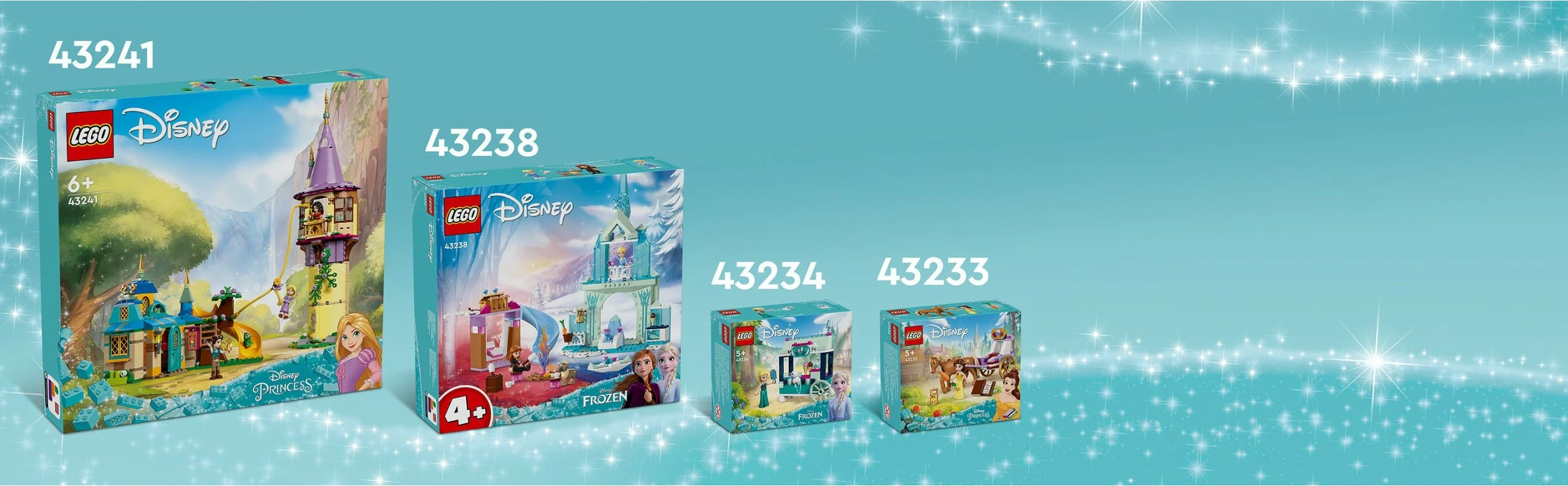Set ndërtimi LEGO Disney 43238 Elsa's Frozen Castle, 163 pjesë, shumëngjyrësh