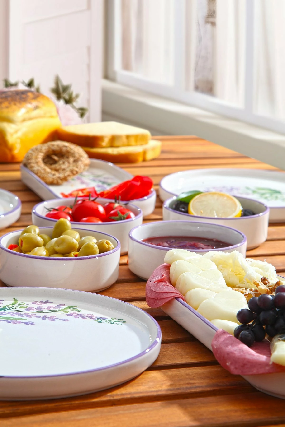 Set mëngjesi 14 pjesësh Hermia, Lavanta 14