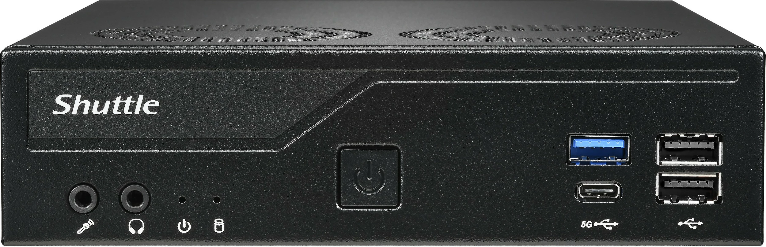 Mini-PC barebone Shuttle DH610V2, Intel H610, DDR5 SO-DIMM, 2x LAN, 1.35L, i zi