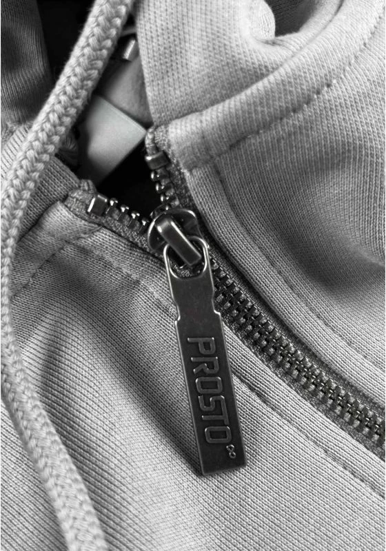 Duks me kapuç Prosto P Rim Zip Hoodie KL261MSWE2121, gri [Madhësia: XL]