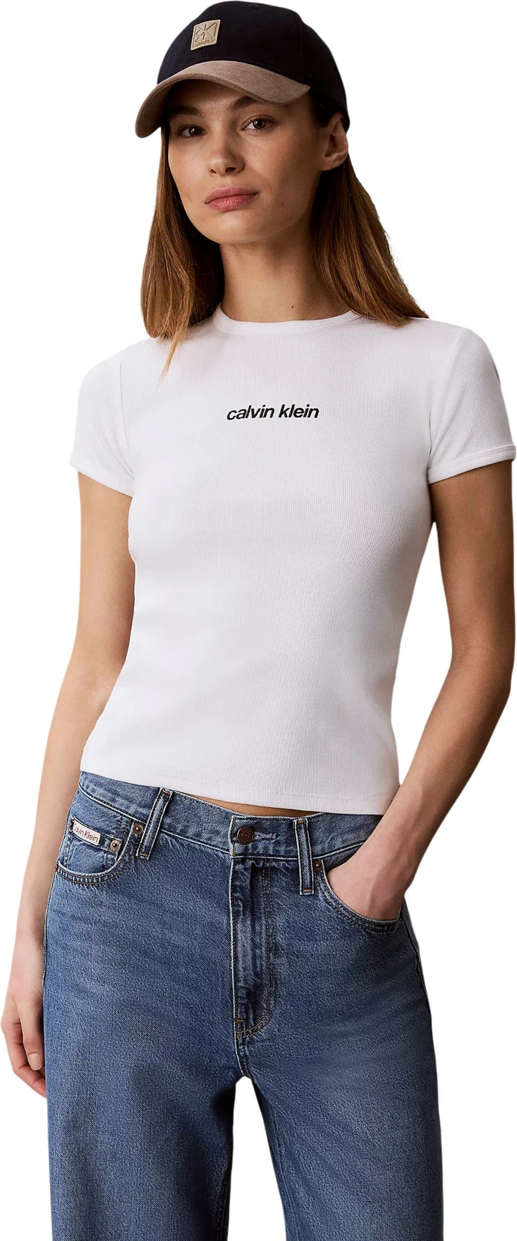 Maicë Calvin Klein Jeans LV047G816G për femra, e bardhë