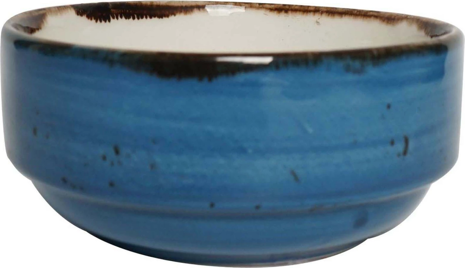 Tas porcelani Fine Dine Iris 120 mm 400 ml, kaltër, set 6 copë