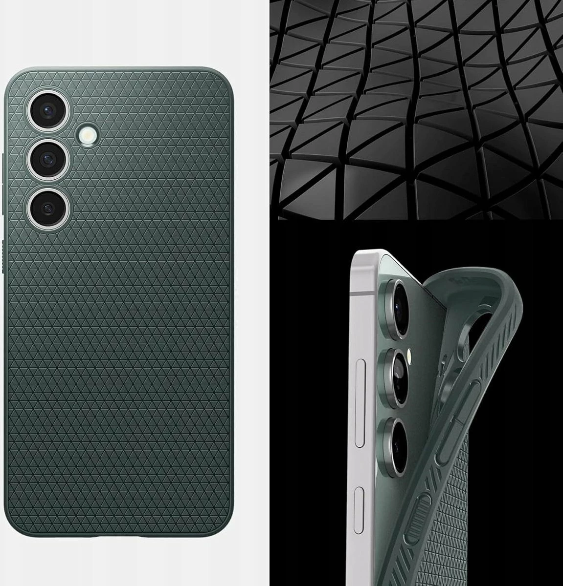 Mbështjellës Spigen Liquid Air për Samsung Galaxy S25, TPU, i hollë, Green, 1 copë