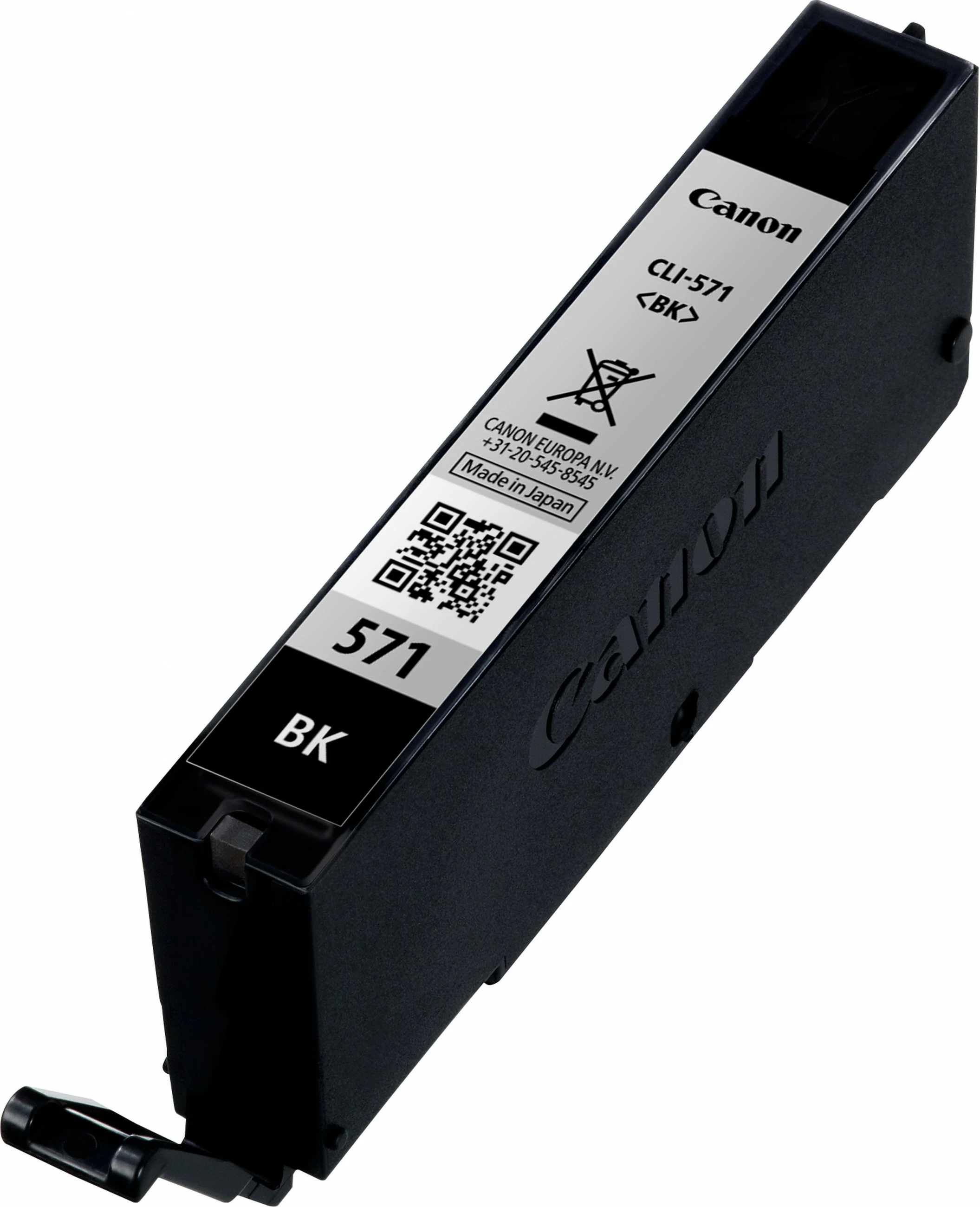 Toner Canon CLI-571BK, i zi, 7 ml, standard, për Pixma MG575x/MG685x/MG775x