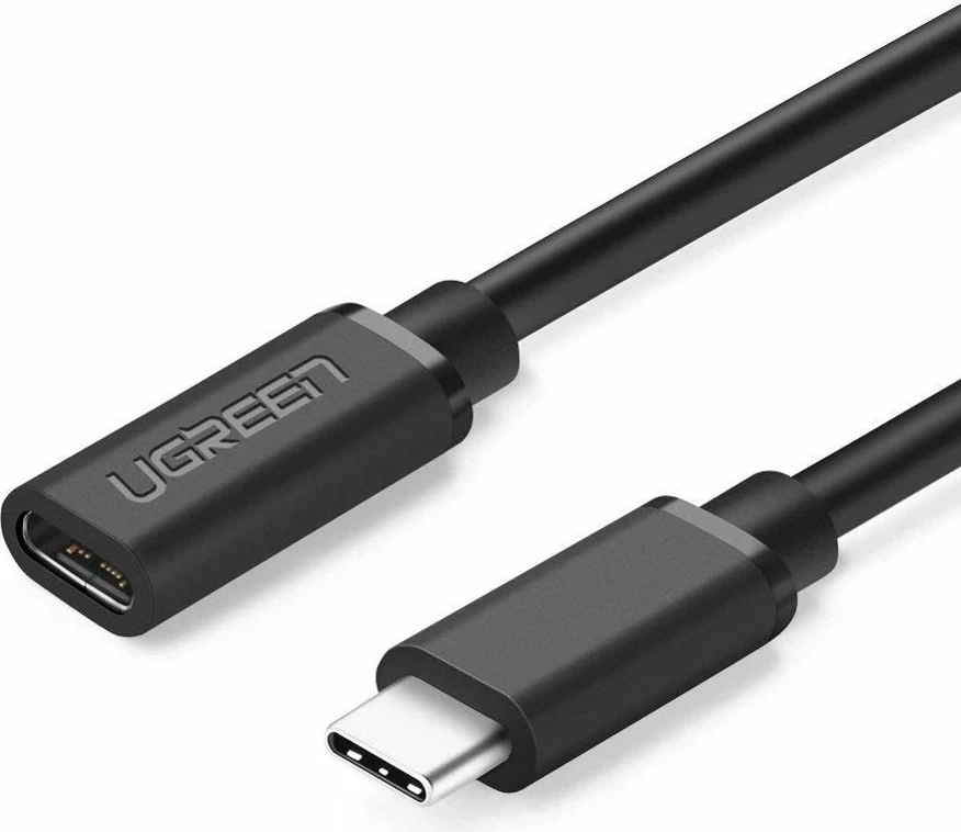 Kabllo zgjatues USB-C Ugreen 40574, 0.5m, E zezë
