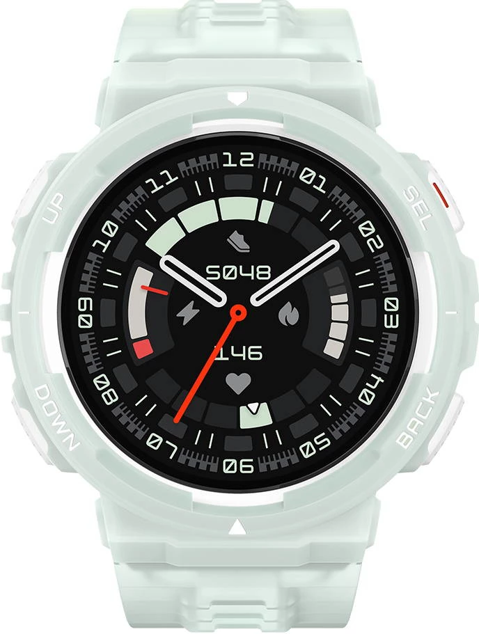 Smartwatch Amazfit Active Edge, 1.32", GPS, e gjelbërt