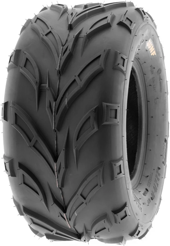 Gomë motoçiklete (ATV) SunF A004 16x8-7, 6PR, TL, përpara (20F), e zezë