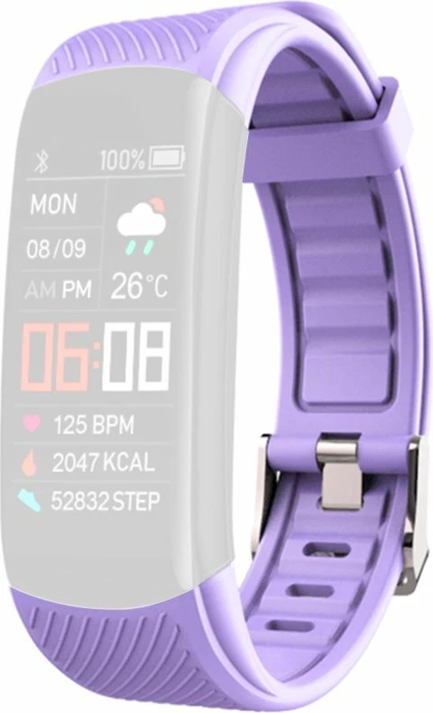 Rrip silikoni për orë Giewont, vjollcë e çelët