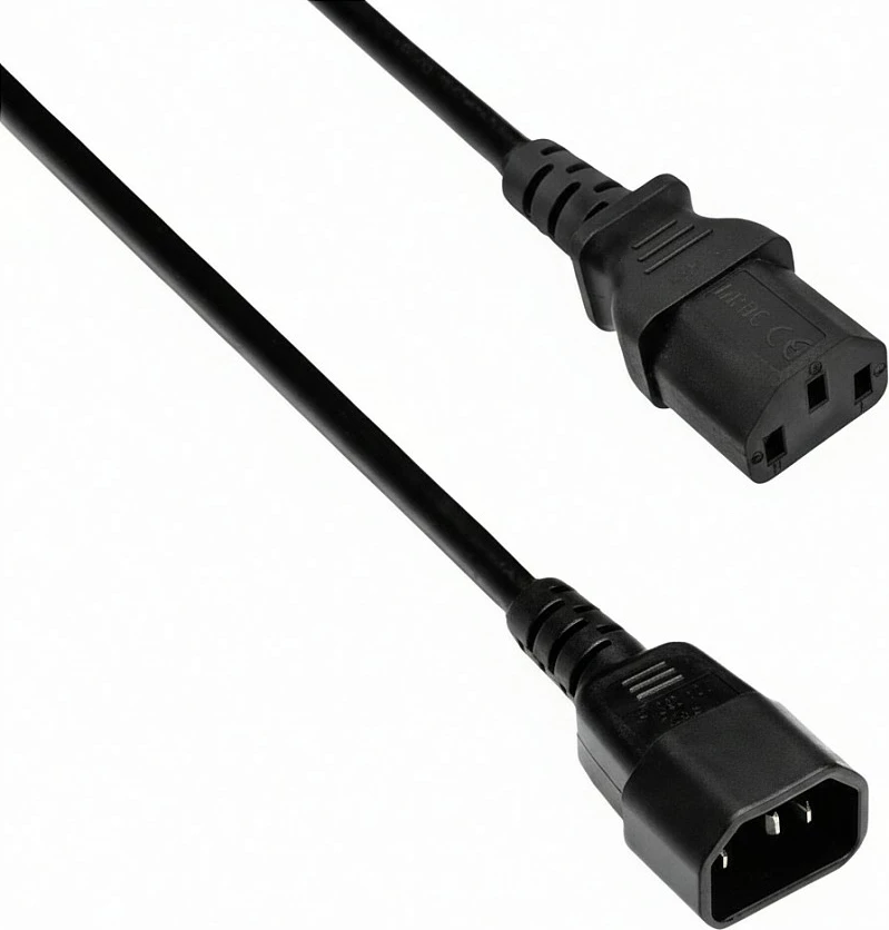 Kabllo rryme Synergy21 IEC C13 në IEC C14, 5m, 230V, e zezë