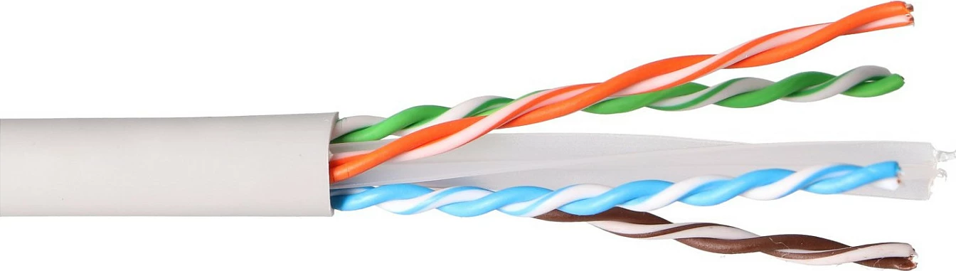 Kabllo rrjeti Extralink EX.96655 Cat6A U/UTP, 100m, e bardhë