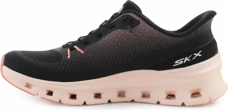 Atlete Skechers Slip-ins Arch Fit Glide-Step Pro 150730-BKCL, të zeza/koral