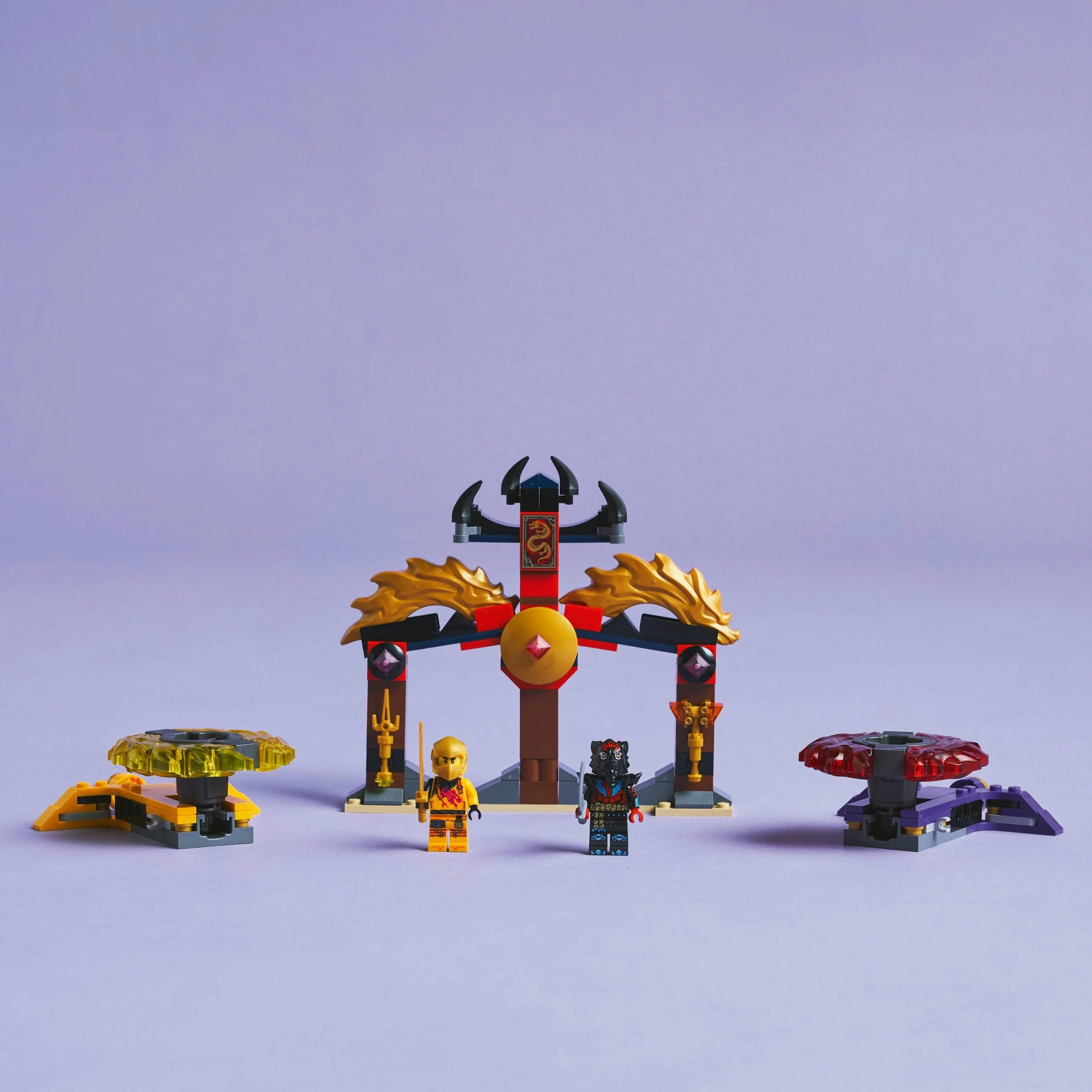 Set ndërtimi LEGO NINJAGO Dragon Spinjitzu Battle Pack 71826, 186 copë, 6+