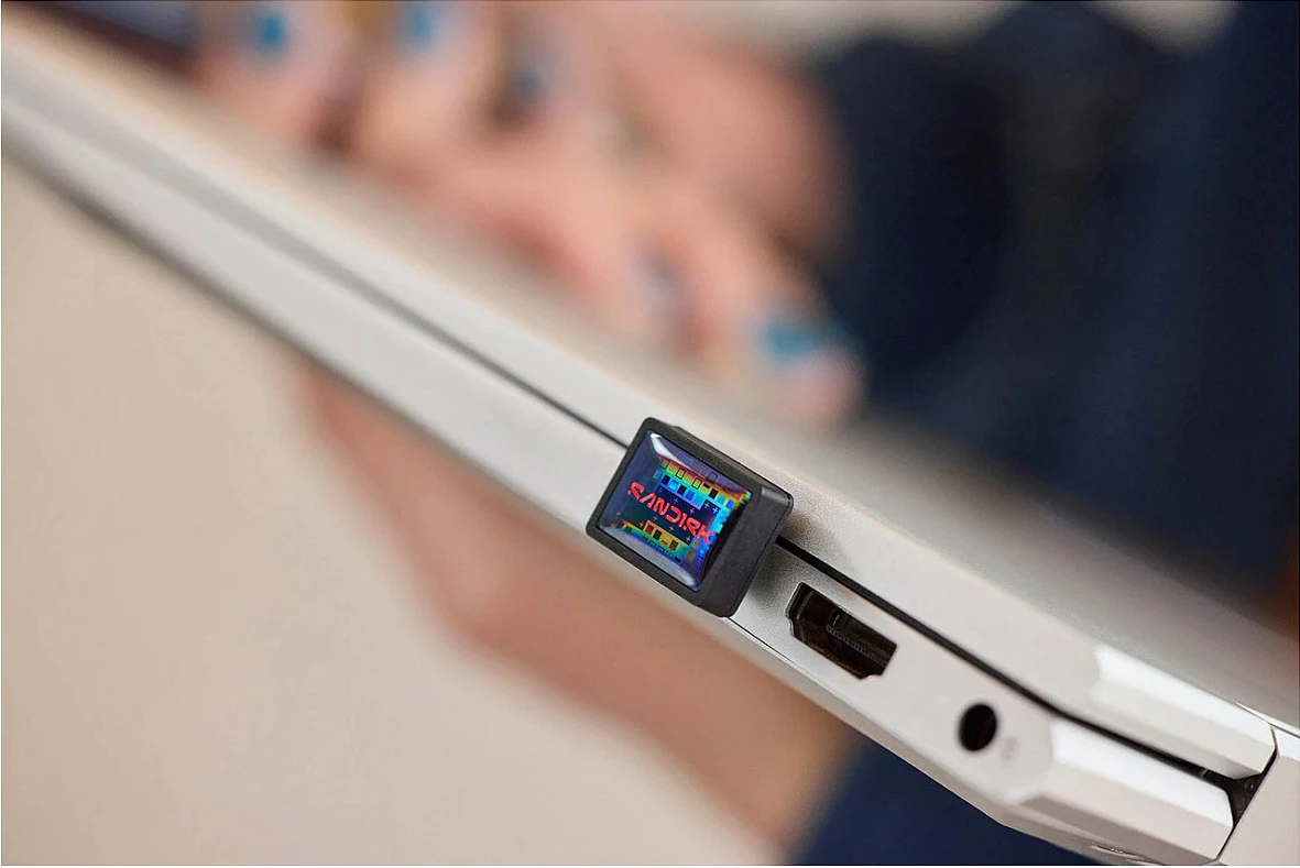 USB stick SanDisk Extreme Fit 1TB, USB-C, 400 MB/s, e zezë