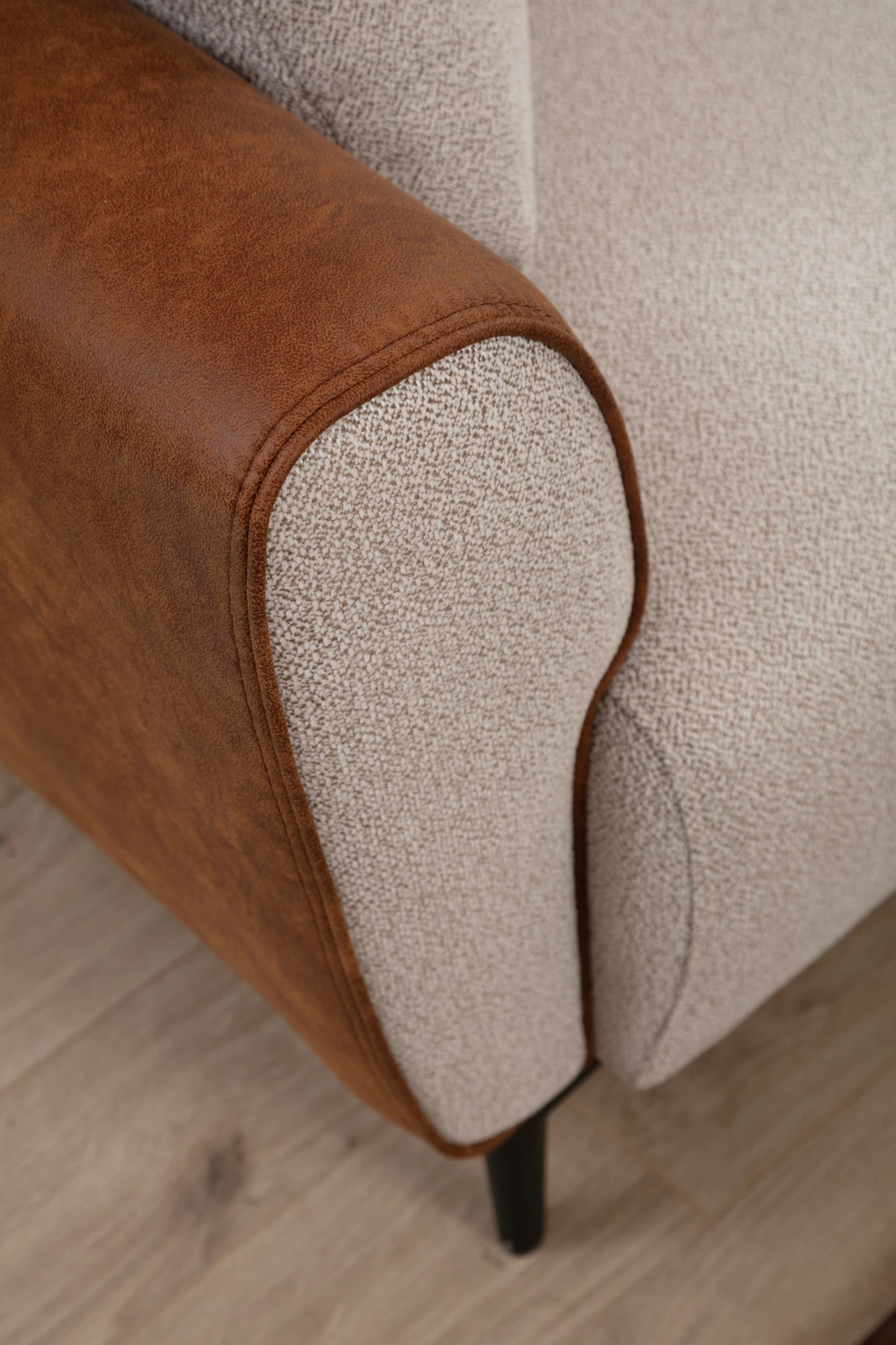 Divan 3-vendësh me shtrat, Atelier del Sofa, bezhë, kanellë